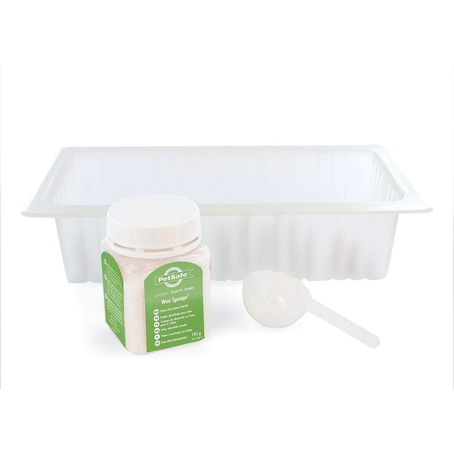 PetSafe Pee-Pod Urine Disposal Kit, 7 x Collection Trays + 142 g Wee Sponge Powder + Absorption Powder, Hygienic, Easy Clean
